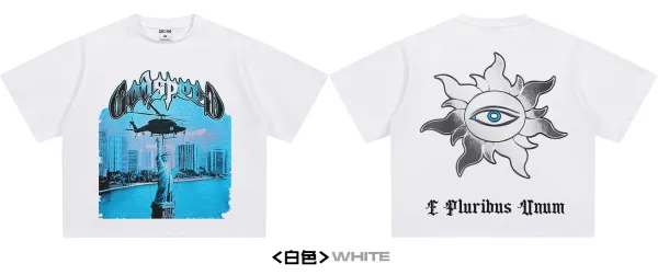 Godspeed x E Pluribus Unum Yellow Graphic Cropped T-Shirt - 11