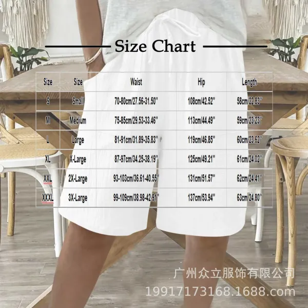 Design Wide-Leg Linen-Blend Drawstring Shorts Blue - 3