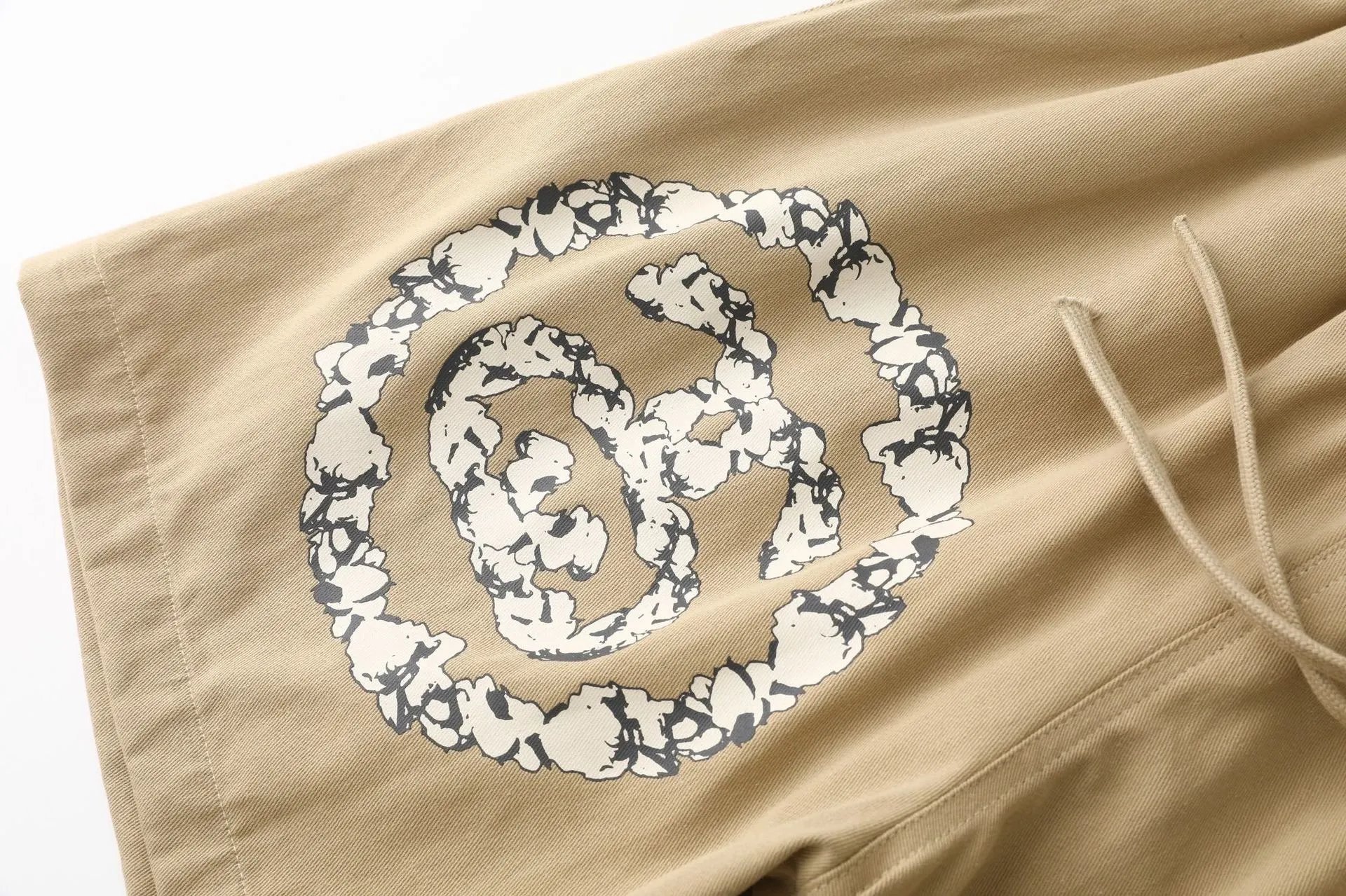 Stussy x Denim Tears Jamaica High Shorts Beige - 11
