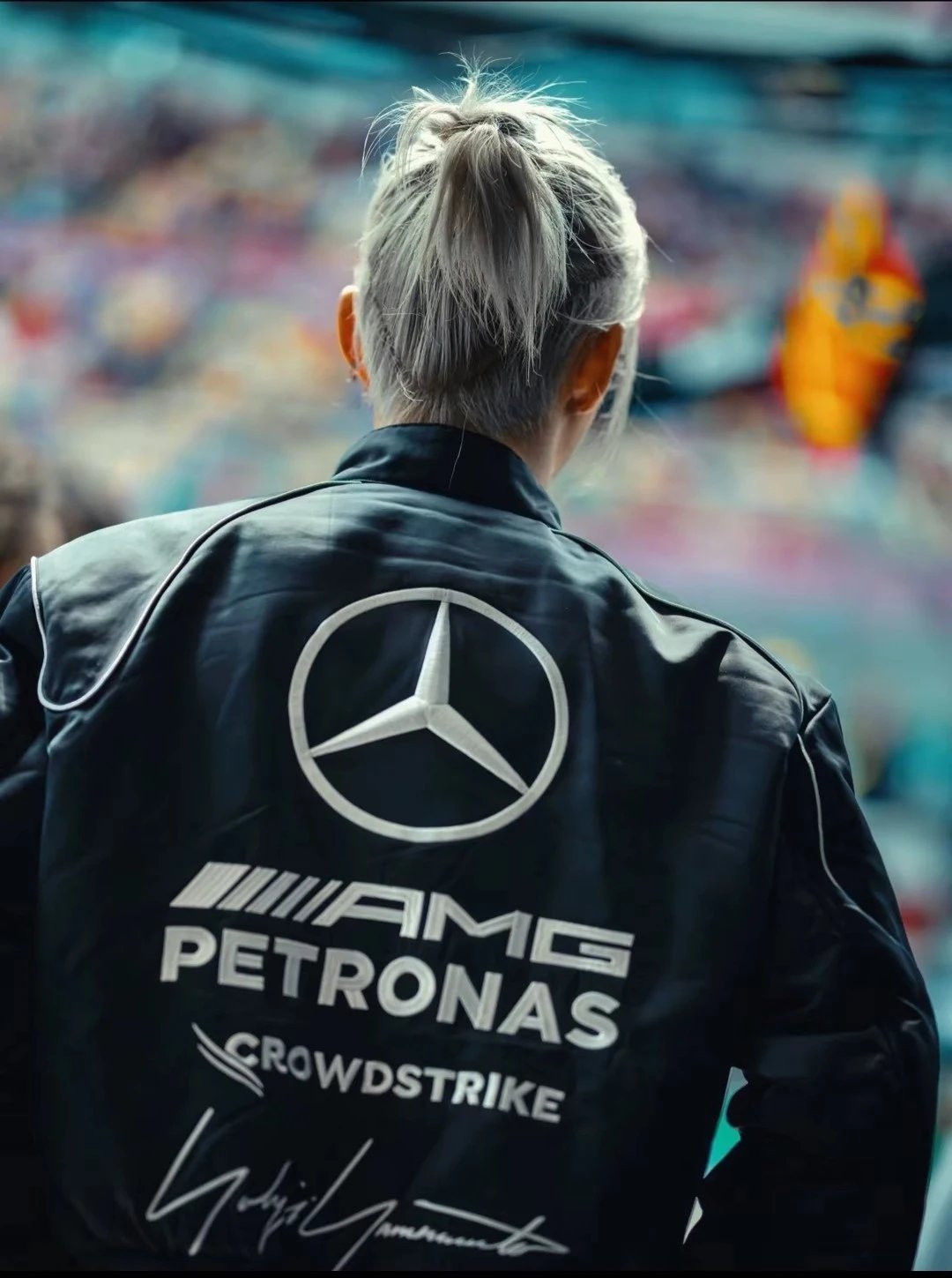 Adidas Y-3 Mercedes-AMG Petronas F1 Team Racing Jacket Black Outerwear - 23