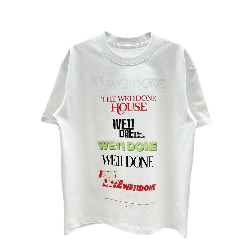 Maison Margiela Logo Print White Black Graphic T-Shirt