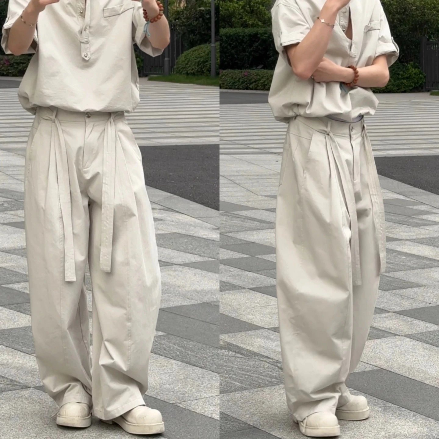 Gray Pants