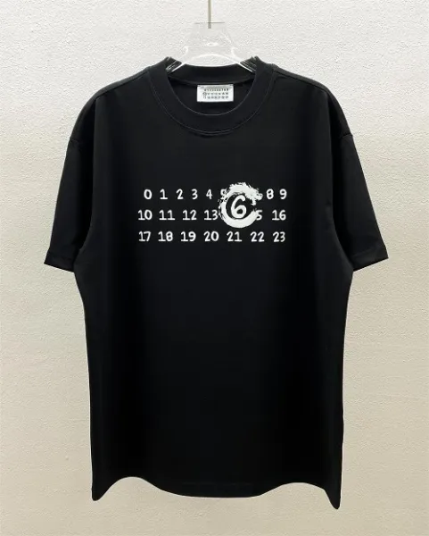 Maison Margiela Numbered T-Shirt Black - 1