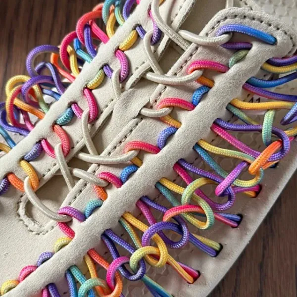 Design Woven Sandal Multicolor Casual Shoes - 29