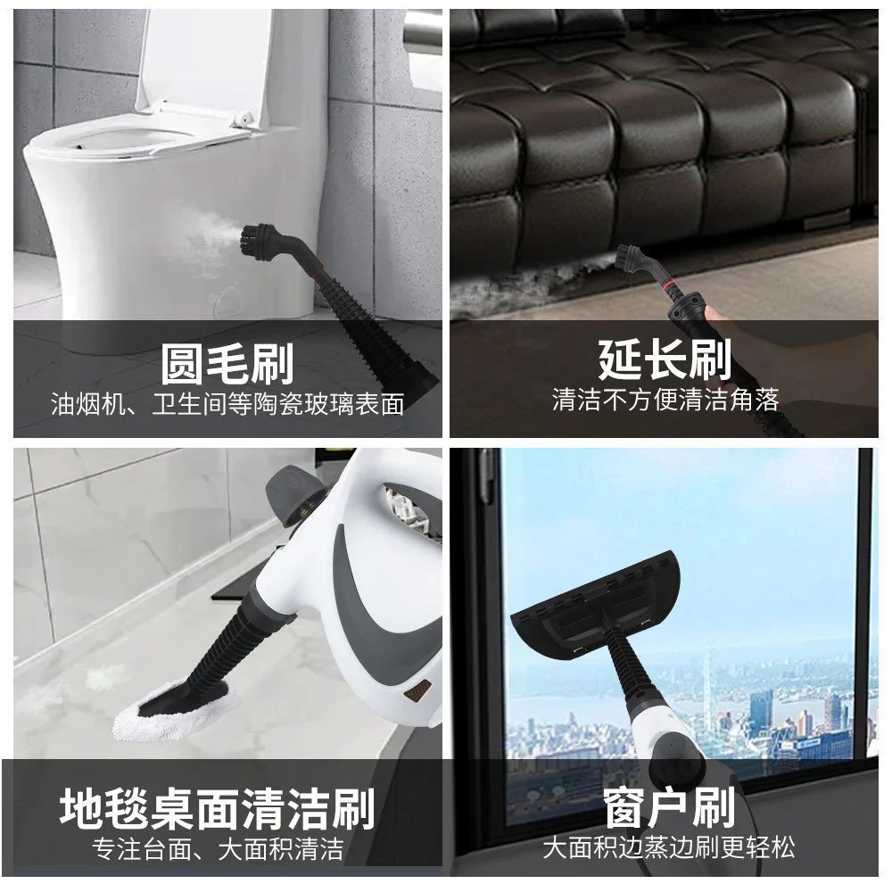 Design Steam Cleaner Handheld White with Accessories Electronics - 14