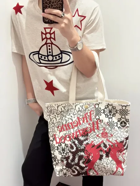 Vivienne Westwood Orb Star Print Beige T-Shirt - 5