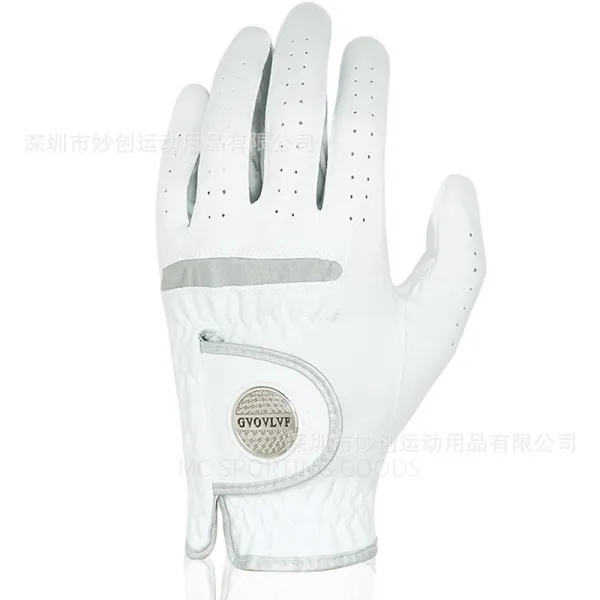 Design GVOLVLF Golf Glove White Gloves - 3
