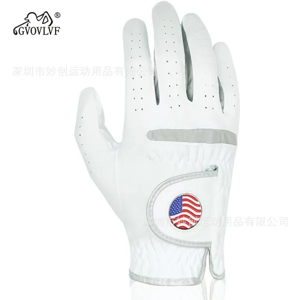 Design GVOLVLF Golf Glove White Gloves - 7
