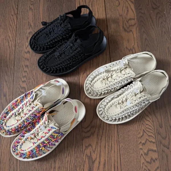Design Woven Sandal Multicolor Casual Shoes - 23