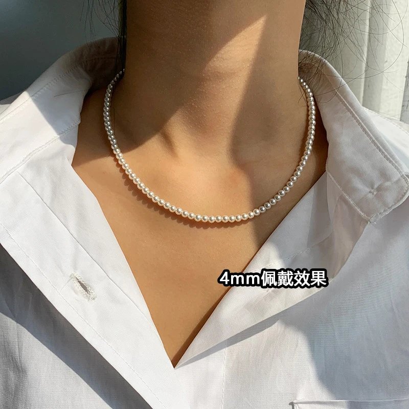 4mm施家水晶珠【38+5CM】