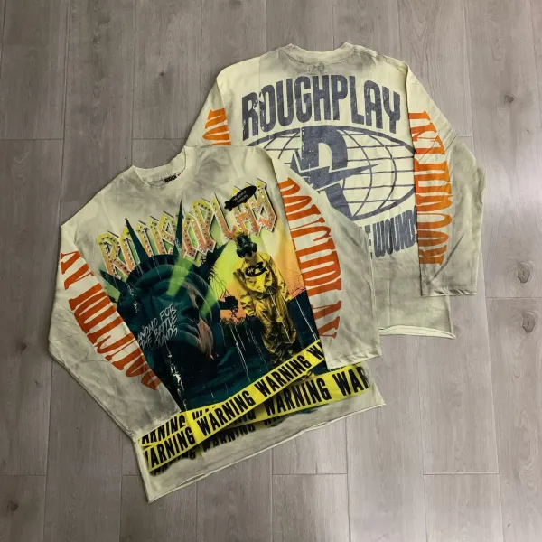Design Roughplay Apocalypse Warning Long Sleeve T-Shirt Multicolor T-Shirts - 1