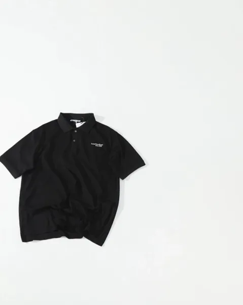 Acne Studios Logo Polo Shirt Black Tops Polo - 19