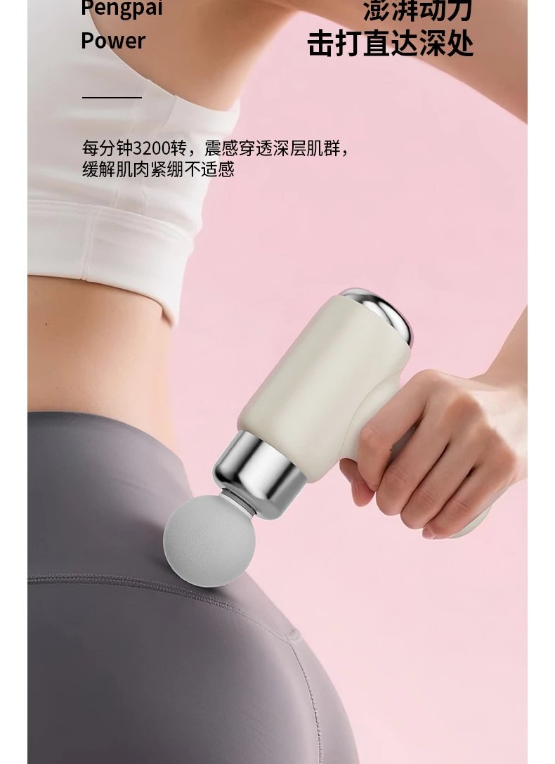 Design Portable Facial Massager Pink with Interchangeable Heads Electronics - 17