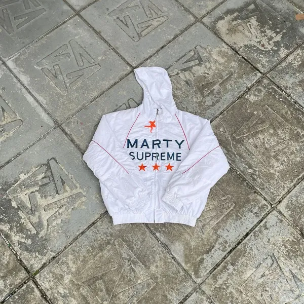 Marty x Supreme Windbreaker Jacket Navy / Black - 3