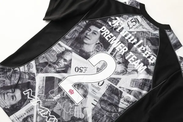 Supreme Banknote Print Raglan T-Shirt White / Purple - 17