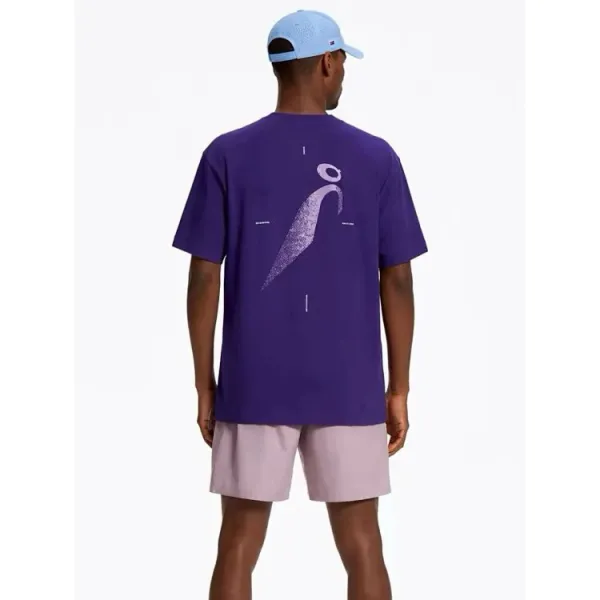 Design Abstract Graphic Oversized T-Shirt White - 13