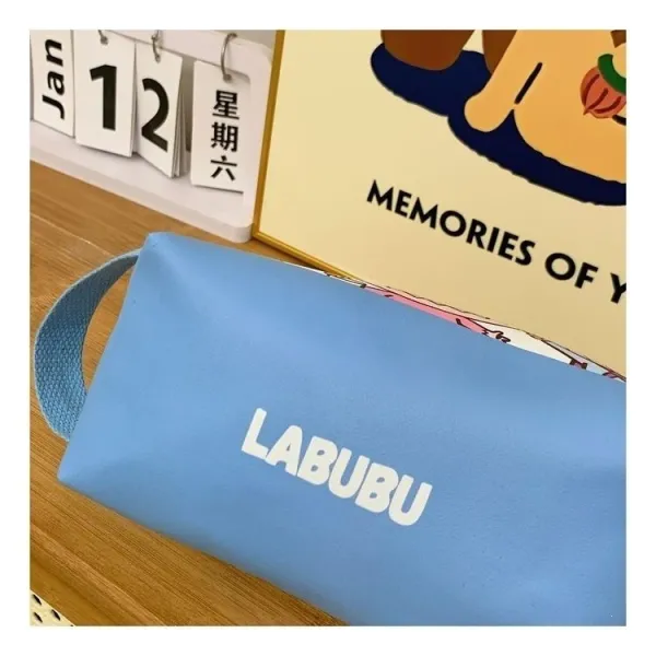Design Abubu Cartoon Print Yellow Pouch Bag Clutches - 8