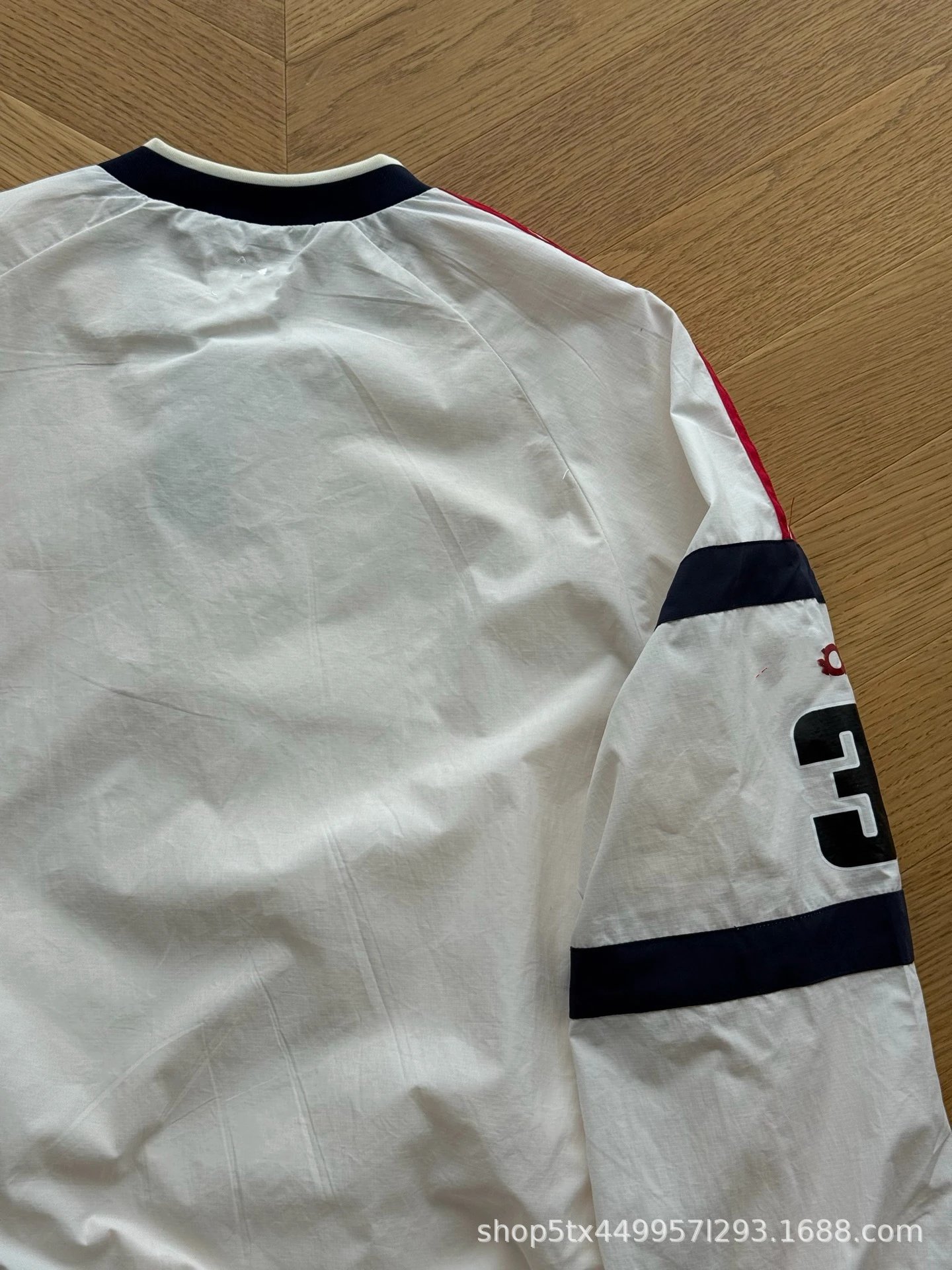 Manchester United x Adidas Inspired Windbreaker White / Red / Navy Outerwear.windbreaker - 7