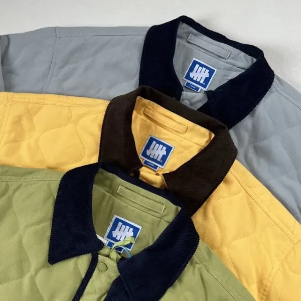 C.P. Company Quilted Field Jacket Olive Green / Yellow / Gray Outerwear - 28