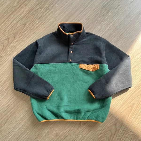 Patagonia Synchilla Snap-T Fleece Pullover Gray Tops - 25