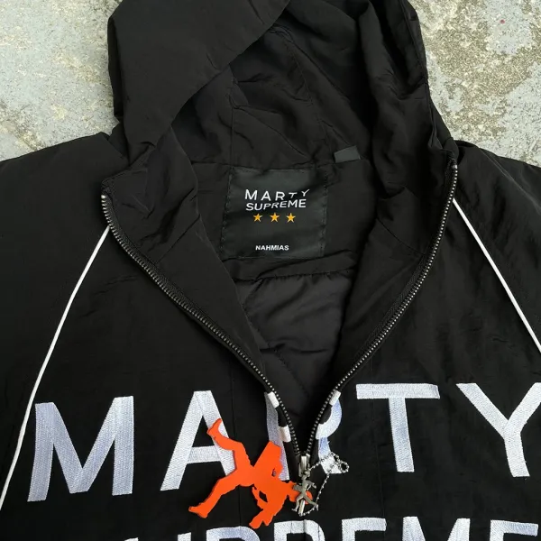 Marty x Supreme Windbreaker Jacket Navy / Black - 22