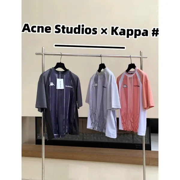 Acne Studios x Kappa Mesh Panel T-Shirt Multicolor - 1