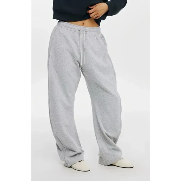 Design Oversized Metallic Knit Sweater Gray Sweatpants Black Leather Hobo Bag - 10