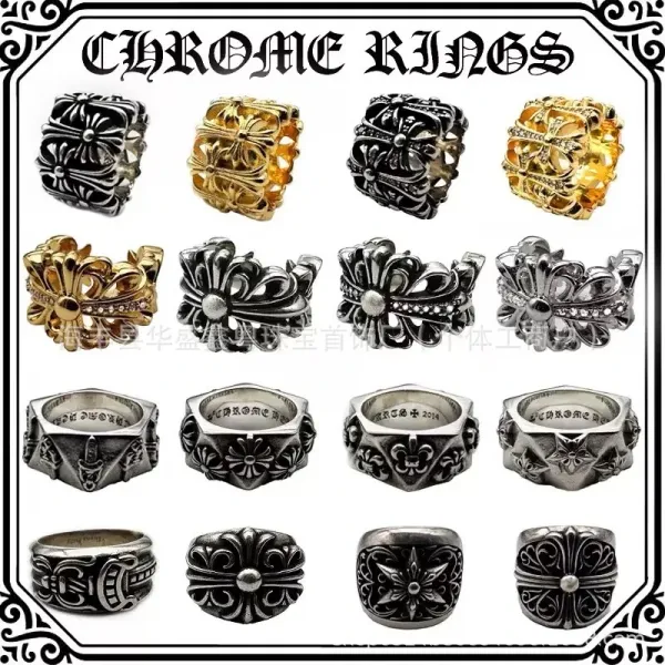 Design Ornate Gold-Plated Diamond-Cut Cuff Rings Jewelry - 2