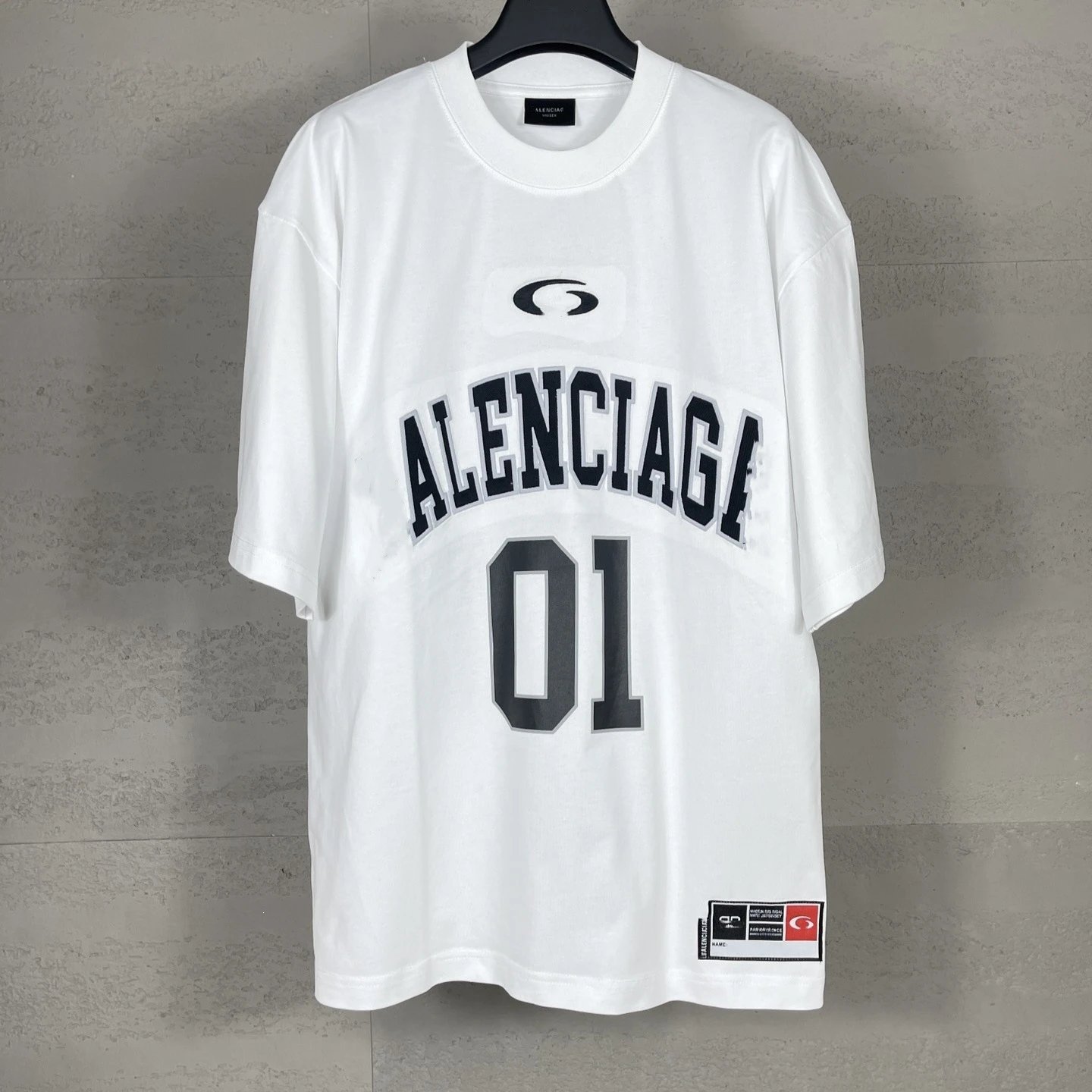 Balenciaga 01 Black Oversized T-Shirt
