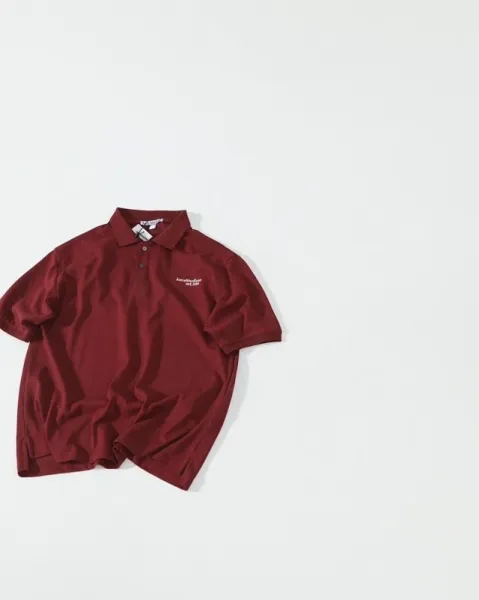 Acne Studios Logo Polo Shirt Black Tops Polo - 20
