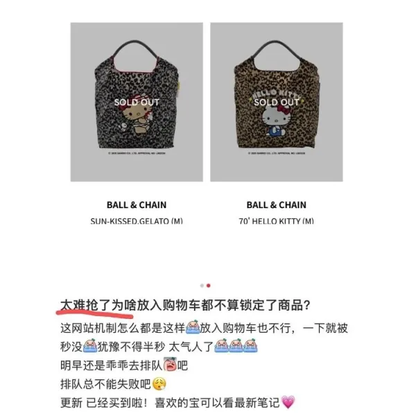 Hello Kitty Leopard Print Tote Bag with Embroidered Character and Charm - 13