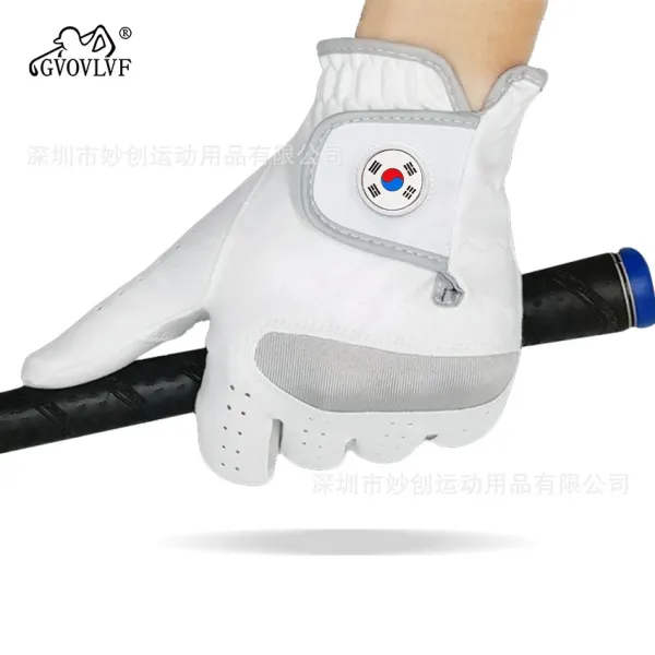 Design GVOLVLF Golf Glove White Gloves - 6