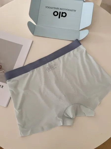 Alo Performance Boxer Briefs in Light Blue, White, Cream, and Brown Underwear - 7
