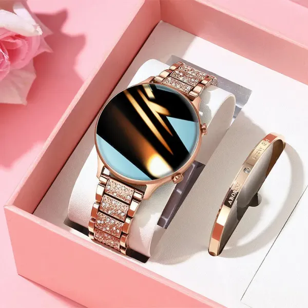 Design Custom Cat Print Smartwatch Black - 2