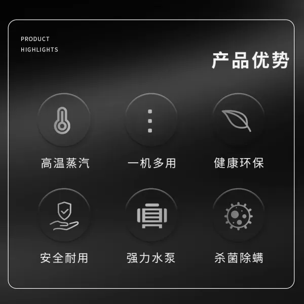 Design Steam Cleaner Handheld White with Accessories Electronics - 7