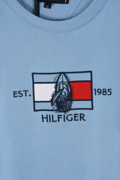 Tommy Hilfiger Established 1985 Graphic T-Shirt Navy - 10