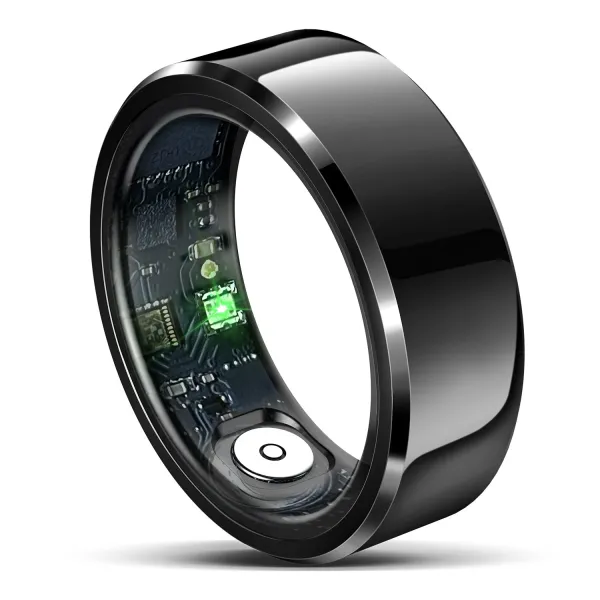 Design Smart Ring Black Electronics - 1