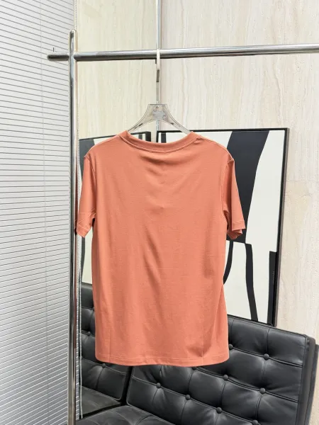 Saint Laurent Monogram Embroidered White T-Shirt - 5