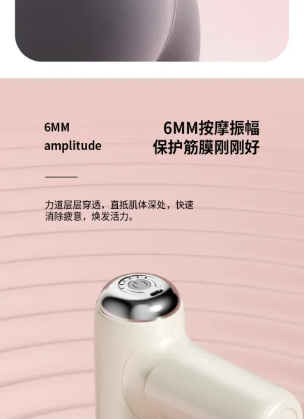 Design Portable Facial Massager Pink with Interchangeable Heads Electronics - 18