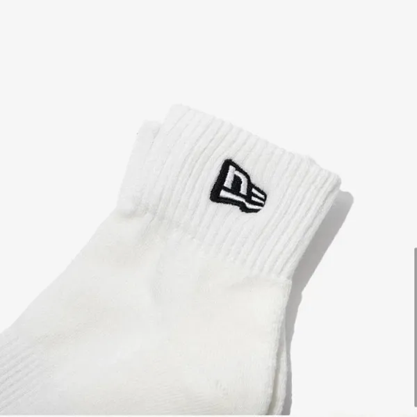 New Era Essential Ankle Socks White - 10