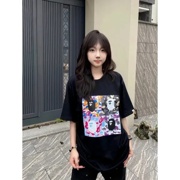 A Bathing Ape x Supreme Collaboration Graphic T-Shirt White - 7