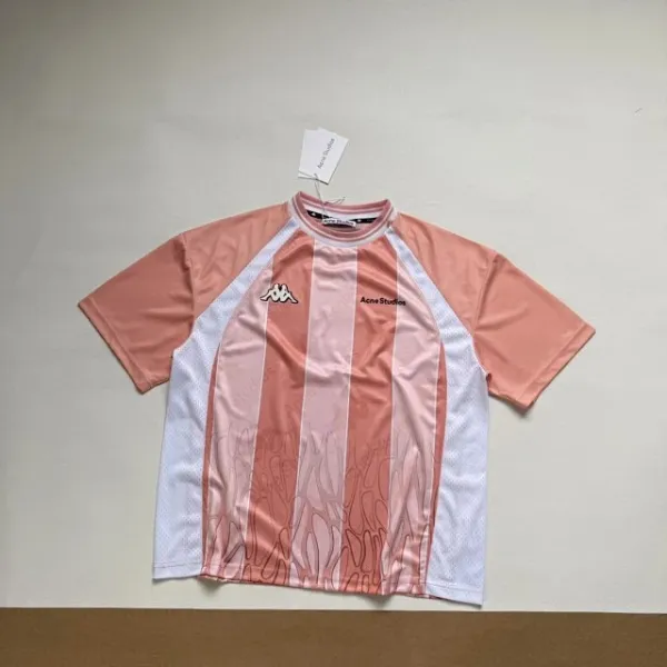 Acne Studios x Kappa Mesh Panel T-Shirt Multicolor - 32