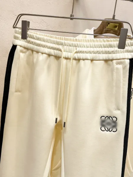 Loewe Anagram Track Jacket and Sweatpants Black White Tracksuit - 6