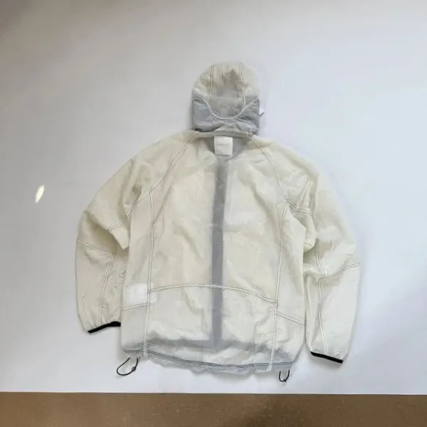 Design ROA x And Wander Lightweight Hooded Windbreaker Beige Outerwear - 27