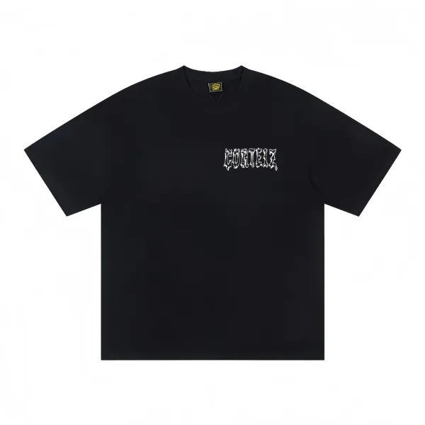 Corteiz Logo Graphic Black T-Shirt - 1