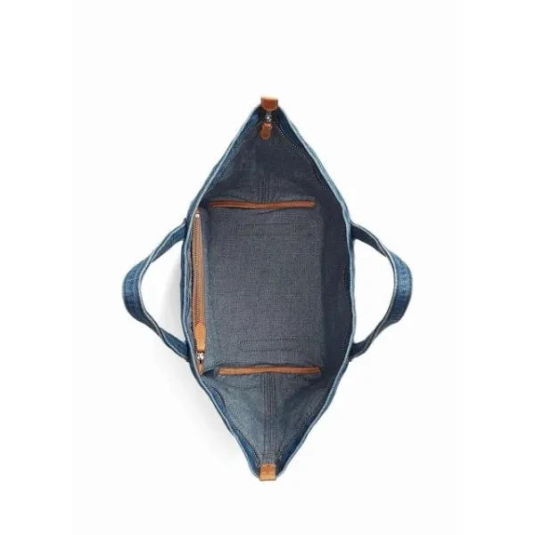 Polo Ralph Lauren Denim Tote Bag Blue - 23