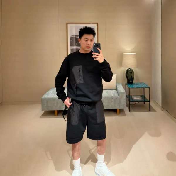 Louis Vuitton Monogram Technical Shorts Black - 4