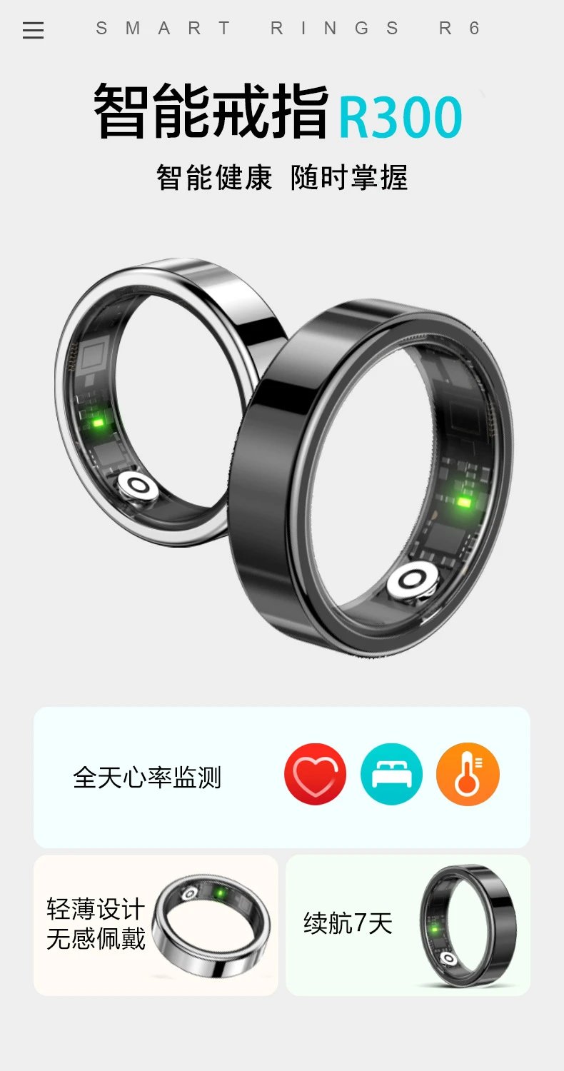 Design Smart Ring Gold Electronics - 2