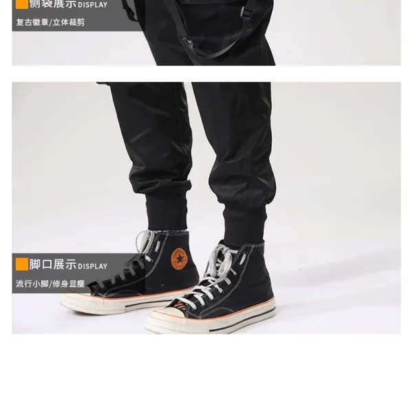 Converse Chuck Taylor All Star High Top Black Orange Sneakers - 20