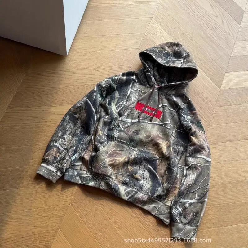 Supreme Box Logo Camo Black Pink White Gray Blue Hooded Sweatshirt
